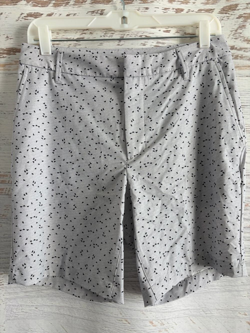all in motion Light Gray Micro-Print Athletic Men's Shorts